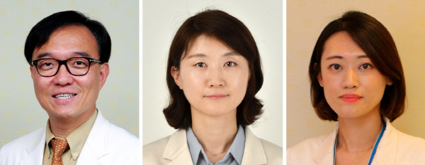 왼쪽부터 삼성서울병원 소아청소년과 최연호·김미진 교수, 김은실 임상강사