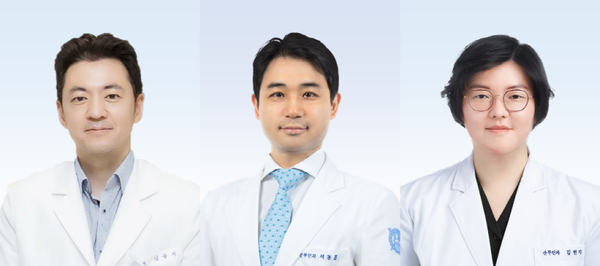 왼쪽부터 분당서울대병원 산부인과 김슬기, 서동훈, 김현지 교수