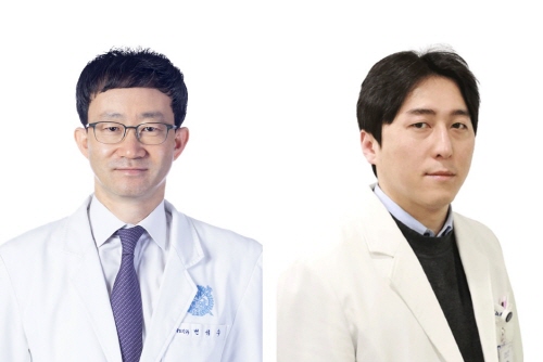 분당서울대병원 변석수(왼쪽), 김정권 교수