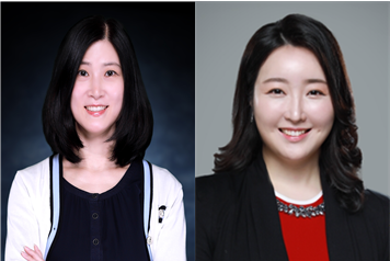 (왼쪽부터)한국애브비 김유숙 전무, 정지영 이사