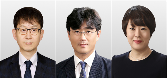 (왼쪽부터)박영상 이사, 오용기 이사, 김지호 이사(사진=메디톡스)