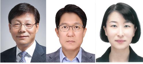 (왼쪽부터)LSK Global PS 신대희 부사장, 김성제 부사장, 김경아 이사