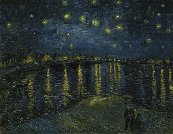 『별빛 밝은 밤』 고흐 (1888년)