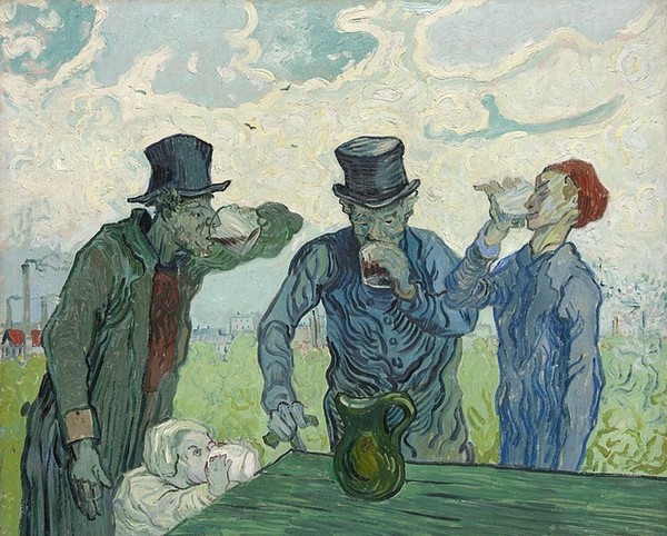 『술꾼들』 고흐 (1890년)