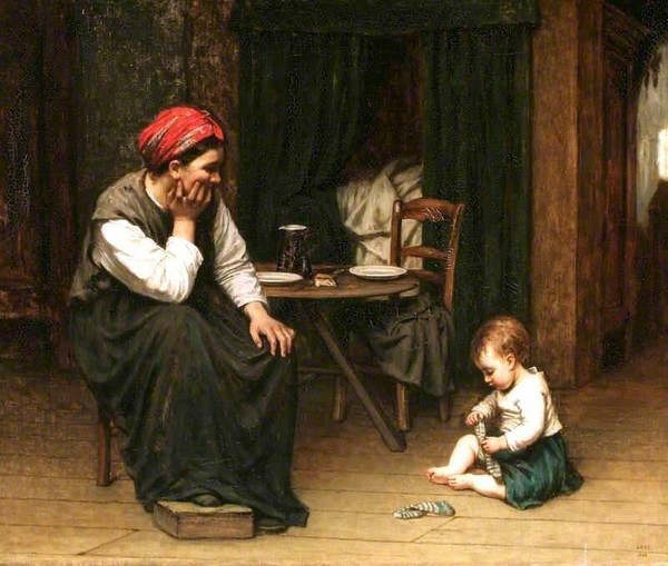『엄마의 기쁨』 데이비드 아돌프 콘스탄트 아츠 (1868년)