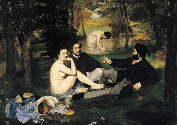 『풀밭 위의 점심식사』 마네 (1863년)