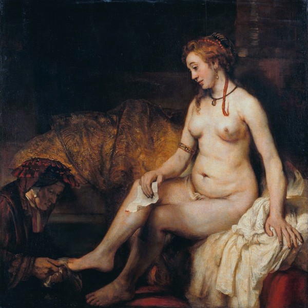 『목욕하는 밧세바』 렘브란트 (1654년)