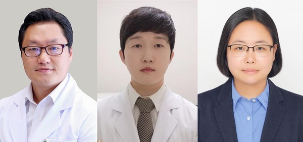 왼쪽부터 서울아산병원 김준기 교수, 이상화 박사, 주미연 박사