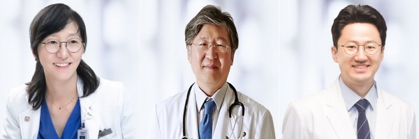 왼쪽부터 서울대병원 임상유전체의학과 채종희 교수, 소아청소년과 강형진 교수, 신경과 신정환 교수